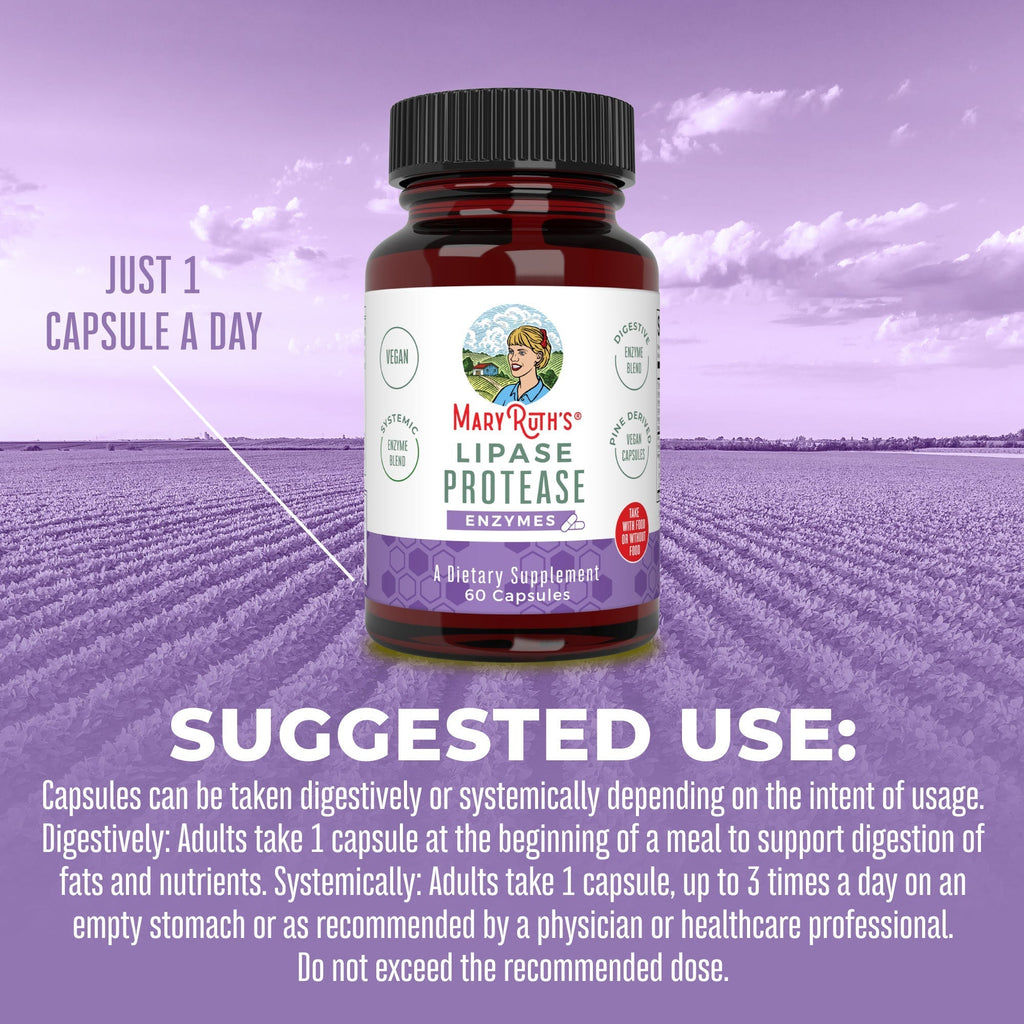 Lipase Protease Enzymes Suggested Use