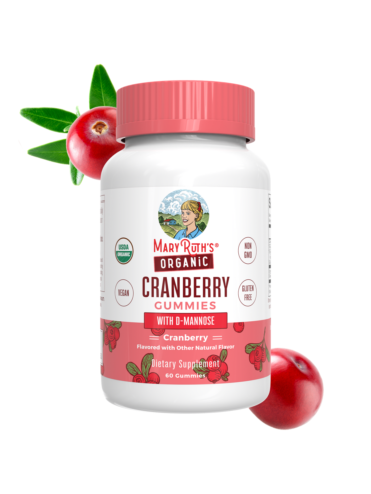 Organic Cranberry Gummies 60CT Cranberry