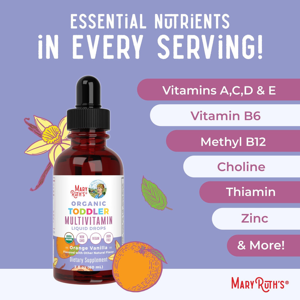 Organic Toddler Multivitamin Liquid Drops Ingredients