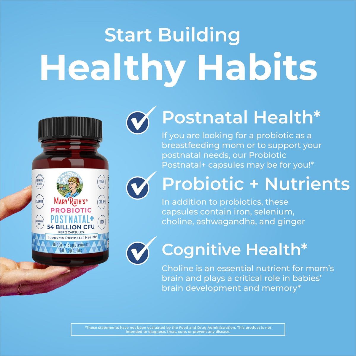 Probiotic Postnatal+ 60 Capsules Healthy Habits