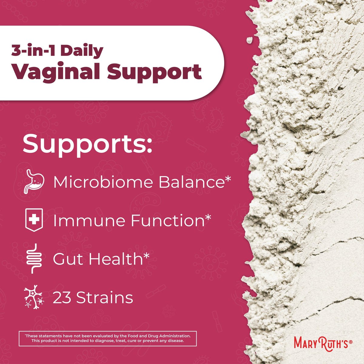 3-in-1 Vaginal Support Powder Supports
