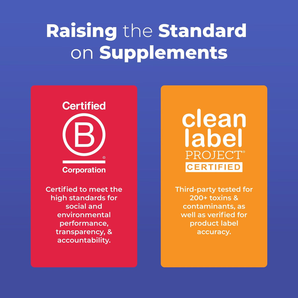 Organic Vitamin D3 Gummies B Corp Clean Label Project Certified