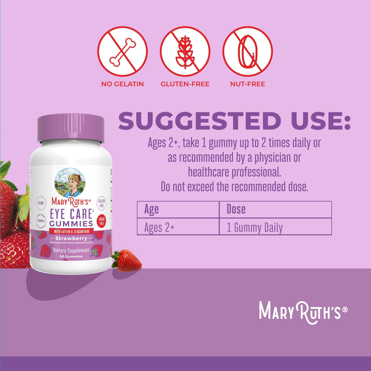 Eye Care Gummies Suggested Use