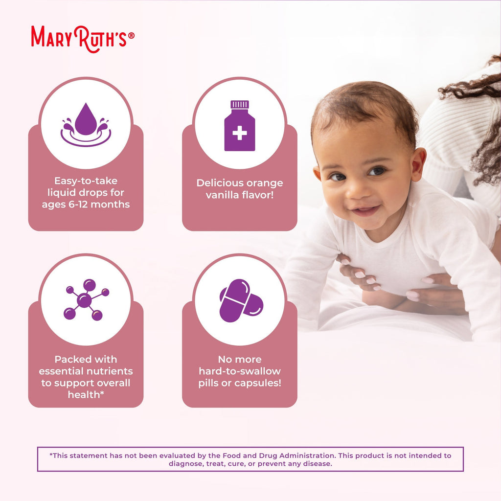 Organic Infant Multivitamin with Iron Liquid Drops Benefits
