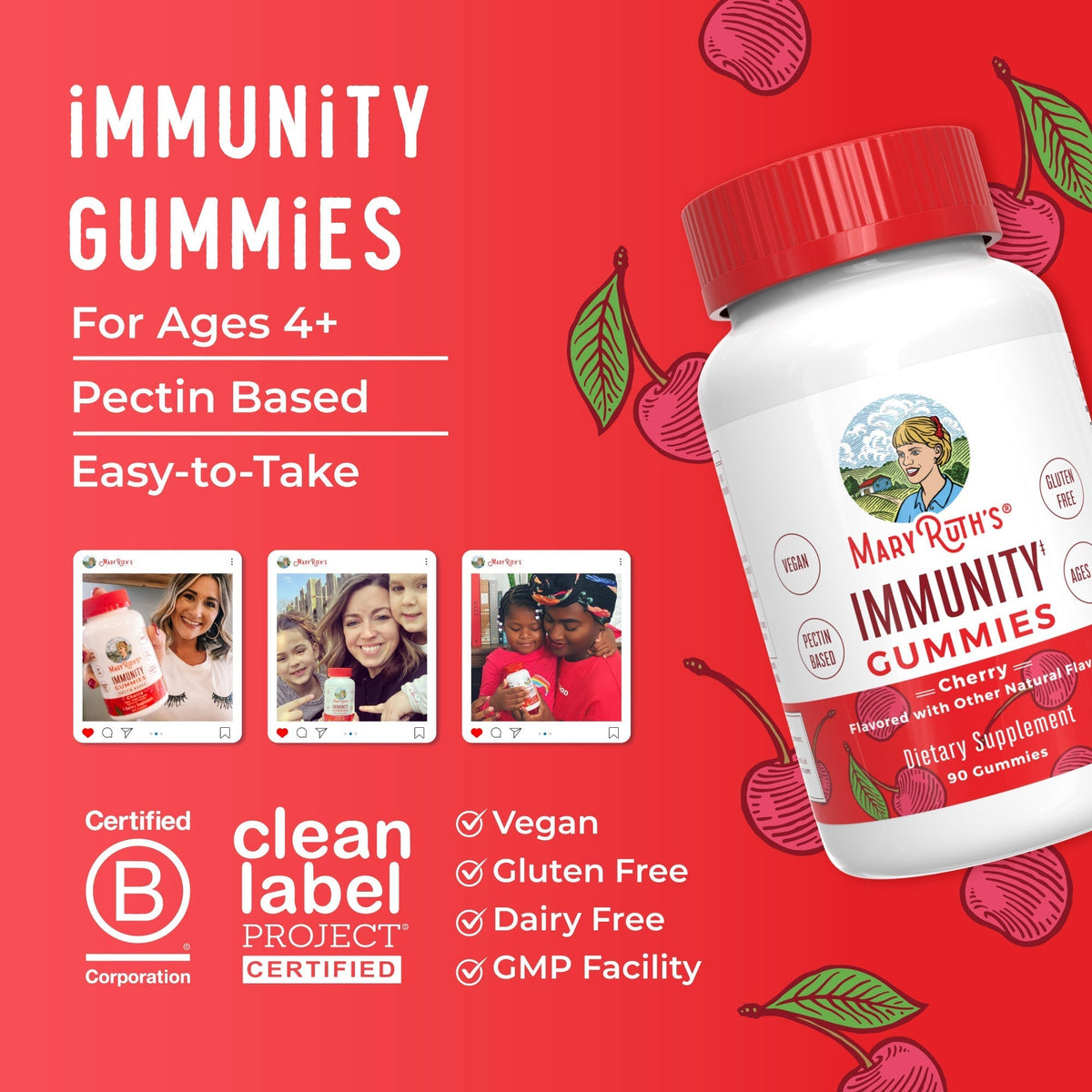 Immunity Gummies Cherry 8