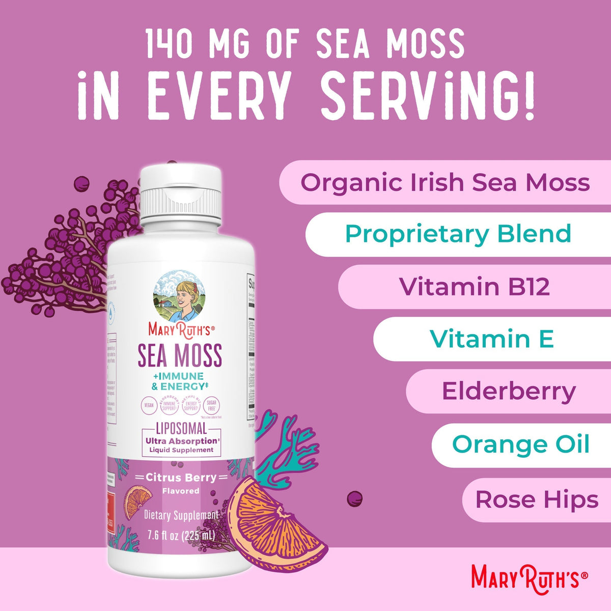 Sea Moss + Immune & Energy Liposomal