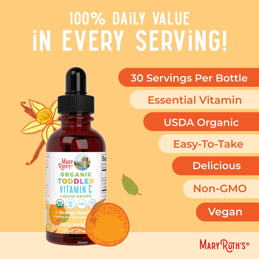 Organic Toddler Vitamin C Liquid Drops Ingredients
