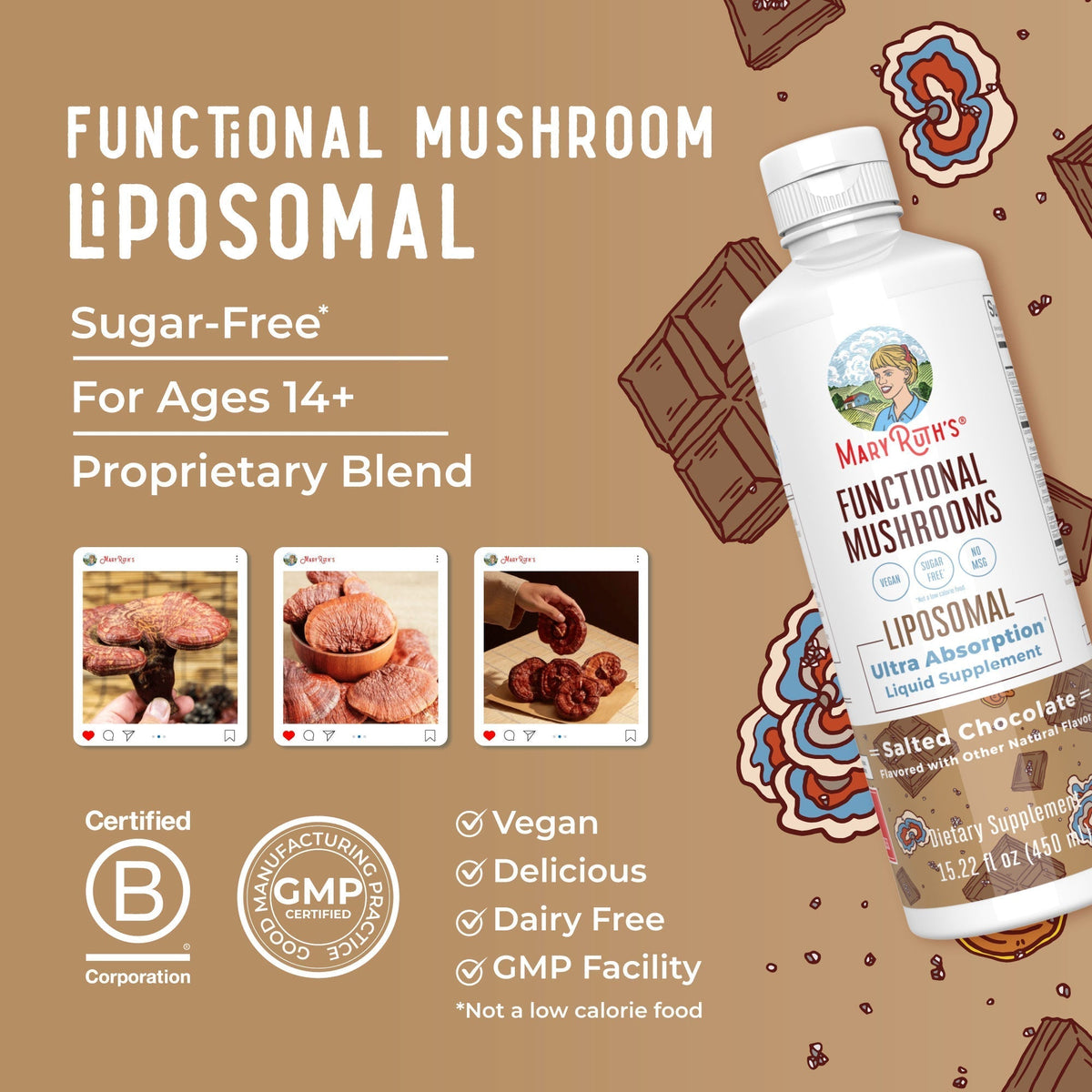 Functional Mushrooms Liposomal 8