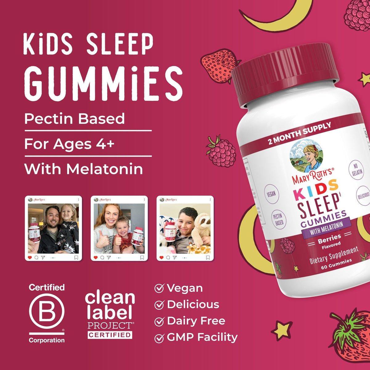Kids Sleep Gummies With Melatonin 8