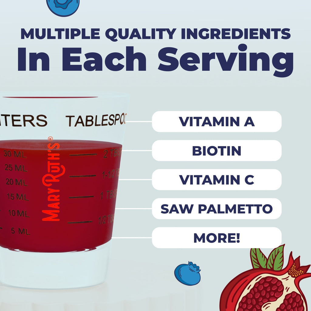 Daily Liquid Hair Formula 16oz Berry Pomegranate Ingredients