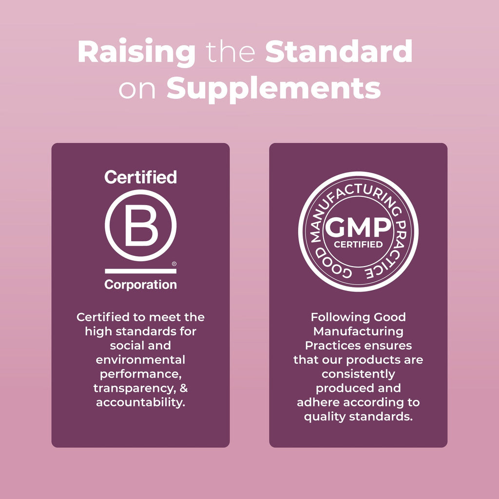 Organic Women's Wellness & Menstrual Support Liquid Drops B Corp Clean Label Project Certified
