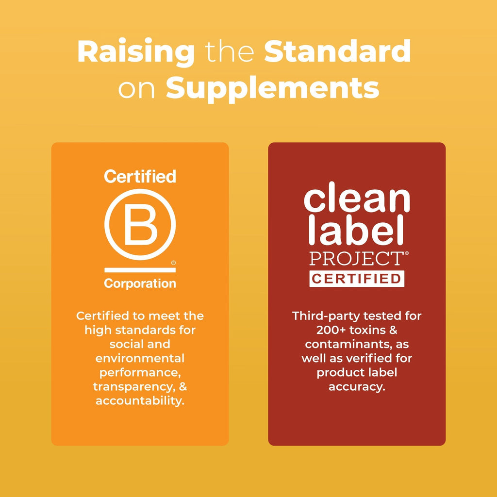 Organic Turmeric Gold Herbal Blend Liquid Drops B Corp Clean Label Project Certified