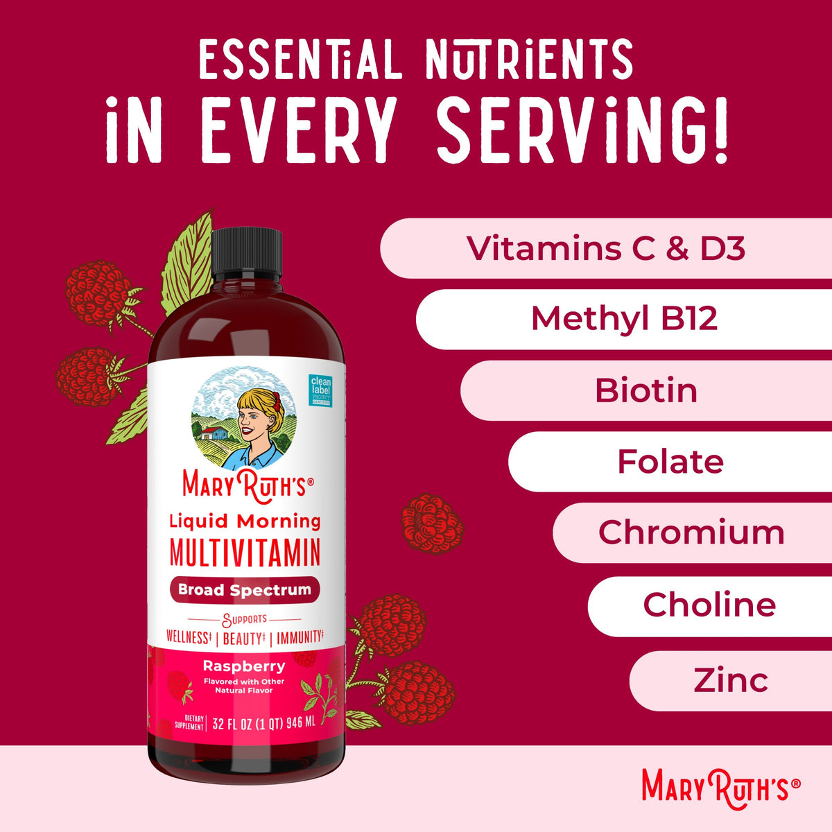 Liquid Morning Multivitamin 32oz Ingredients