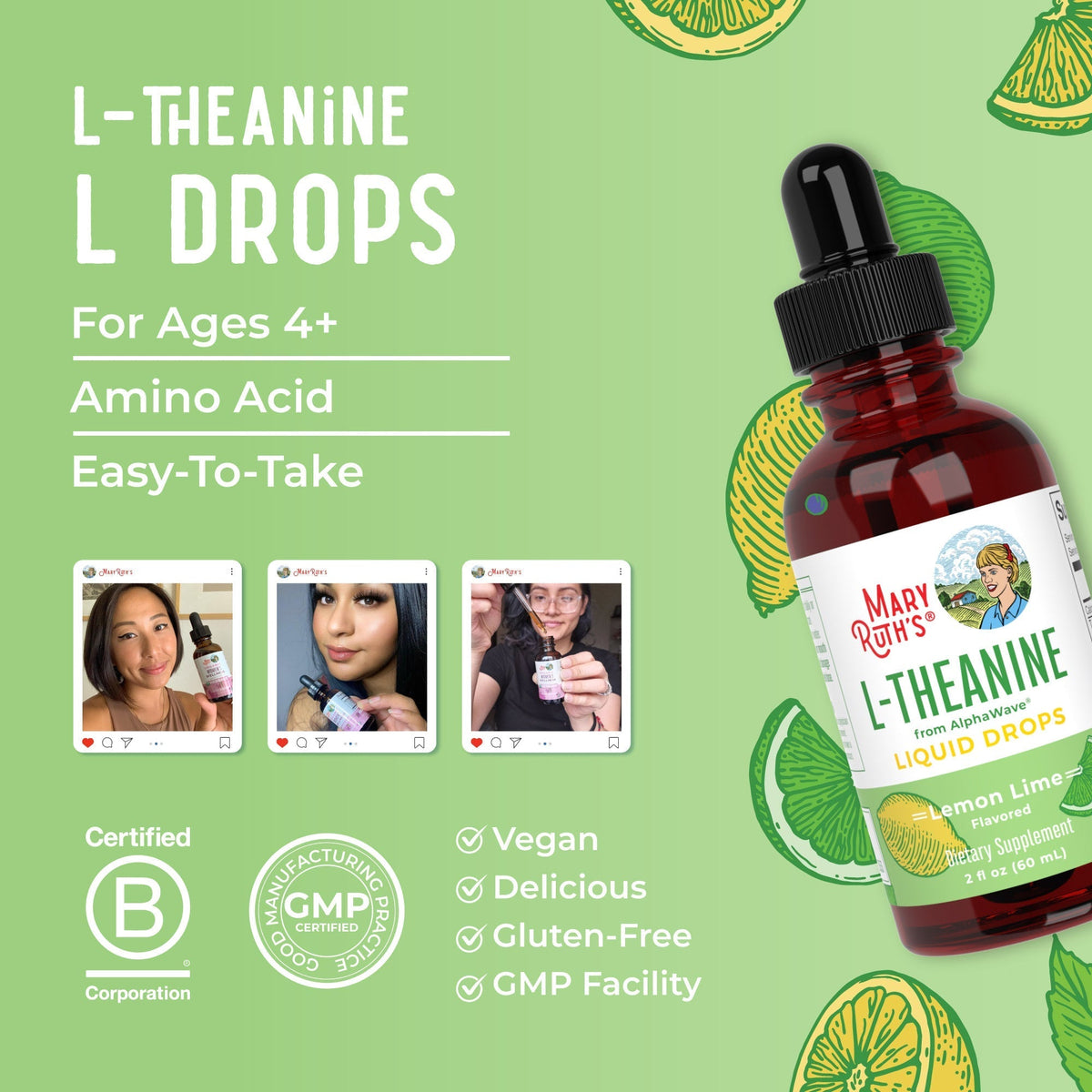 L-Theanine Liquid Drops 8