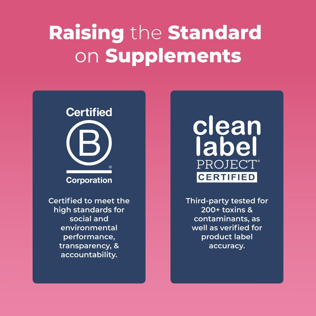 Organic Prenatal & Postnatal Multivitamin Gummies 60CT Strawberry Clean Label