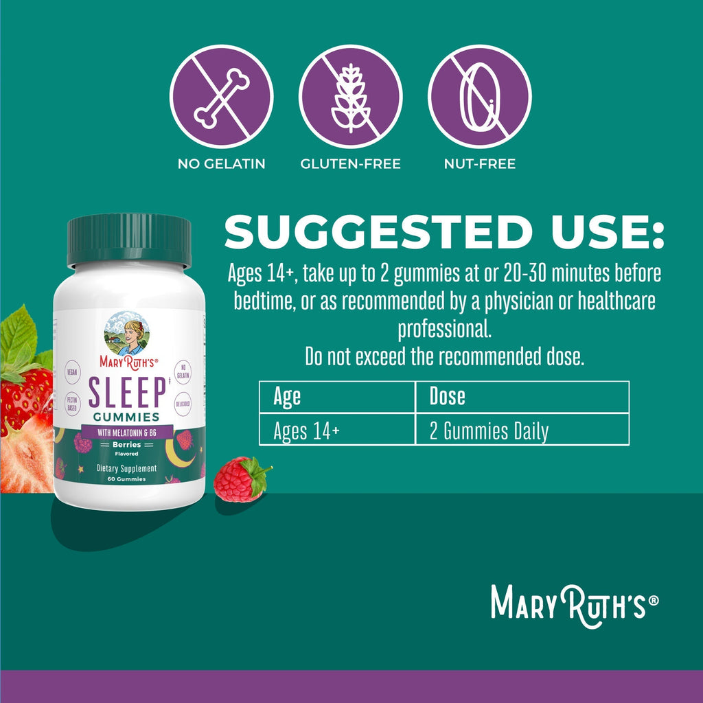 Melatonin Sleep Gummies Berries 60ct Suggested Use