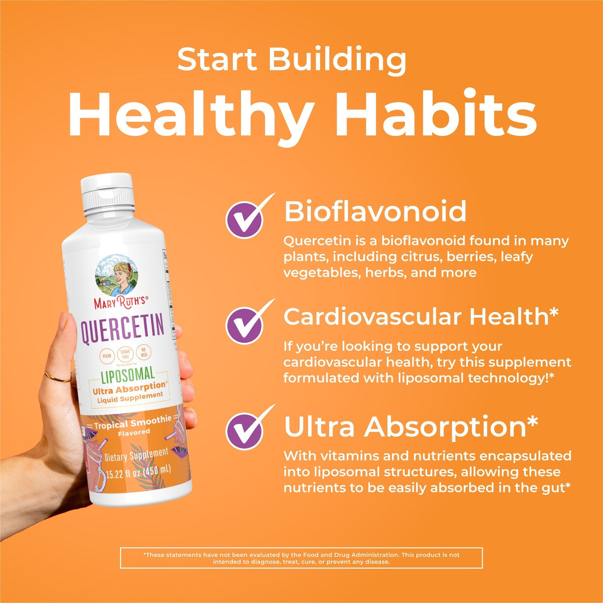 Quercetin Liposomal 15 oz Healthy Habits