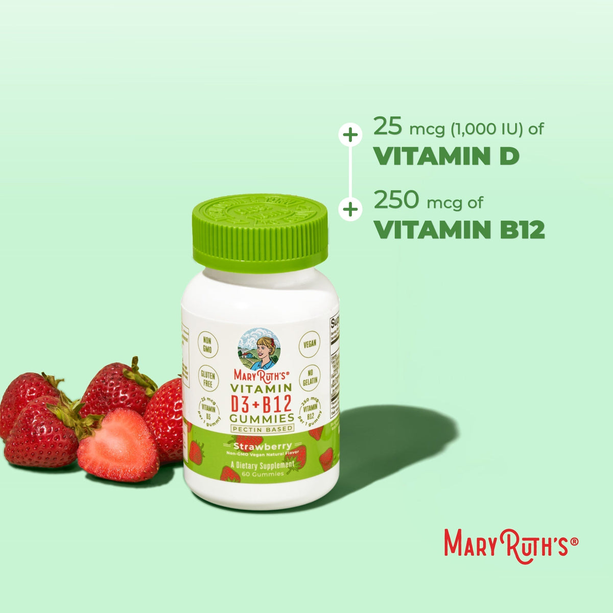 D3 B12 Gummies Strawberry Benefits