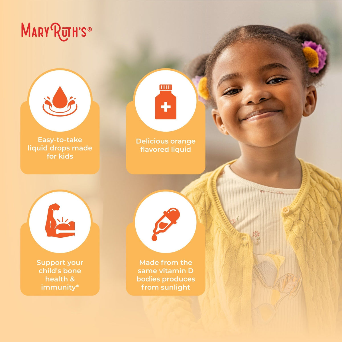 Organic Kids Vitamin D3 Liquid Drops Benefits