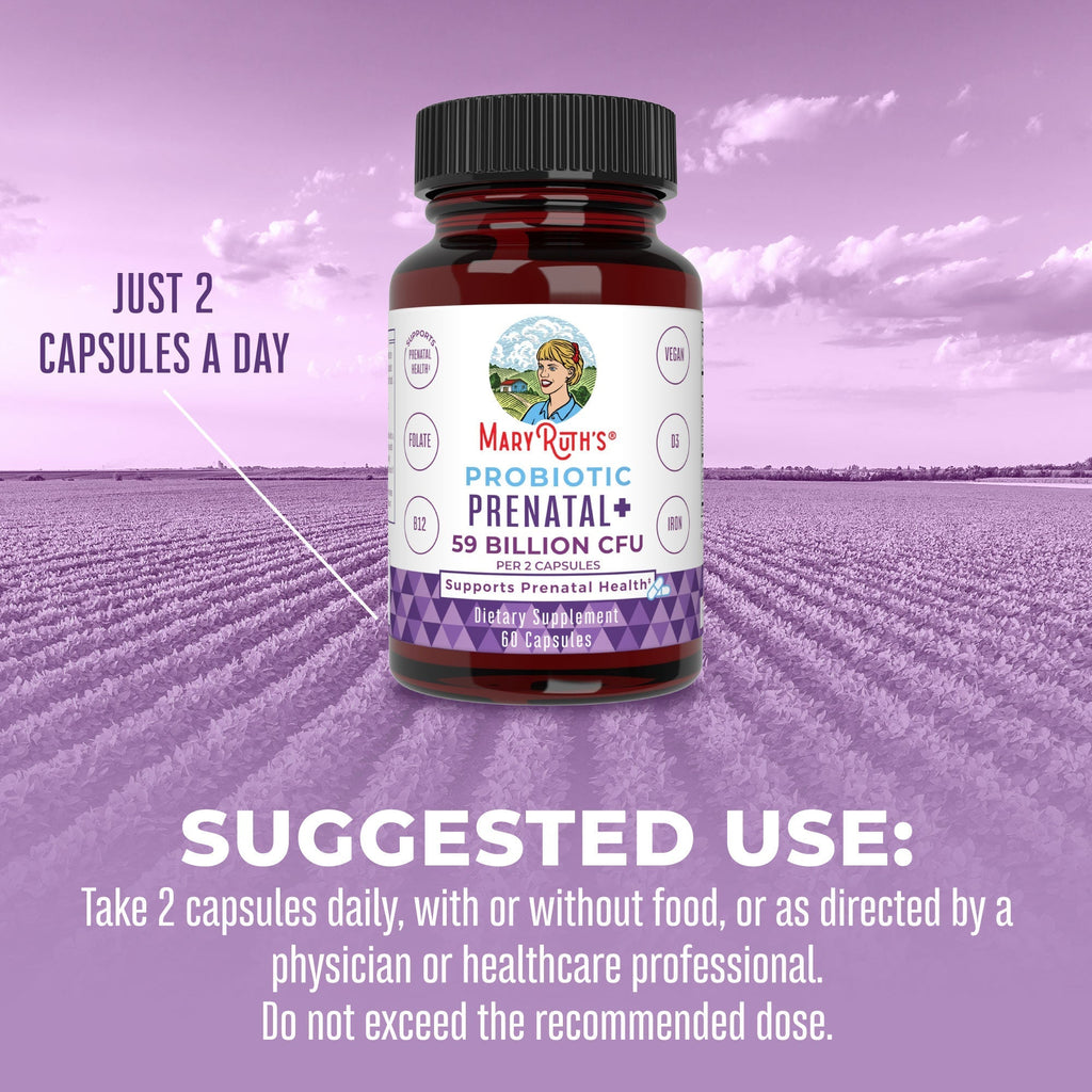 Probiotic Prenatal+ 60 Capsules Suggested Use