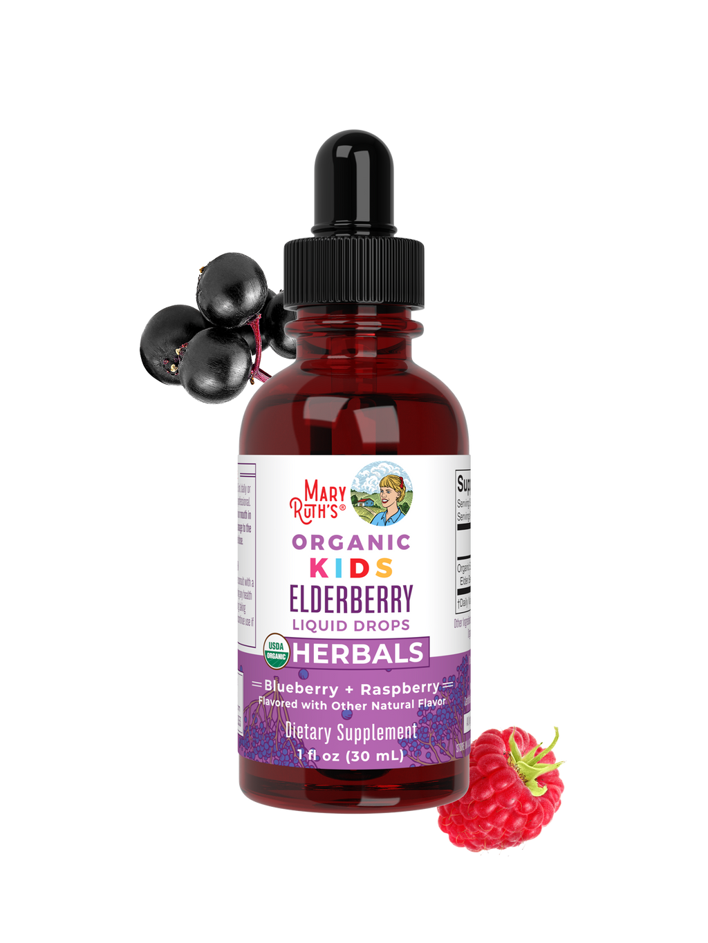 Organic Kids Elderberry Liquid Drops
