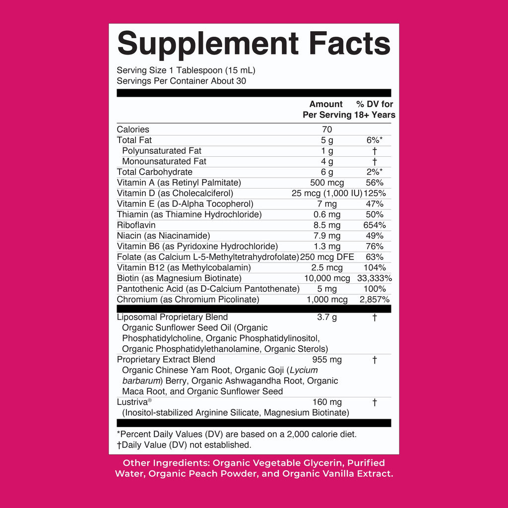 Women's Multivitamin + Hair Growth Liposomal