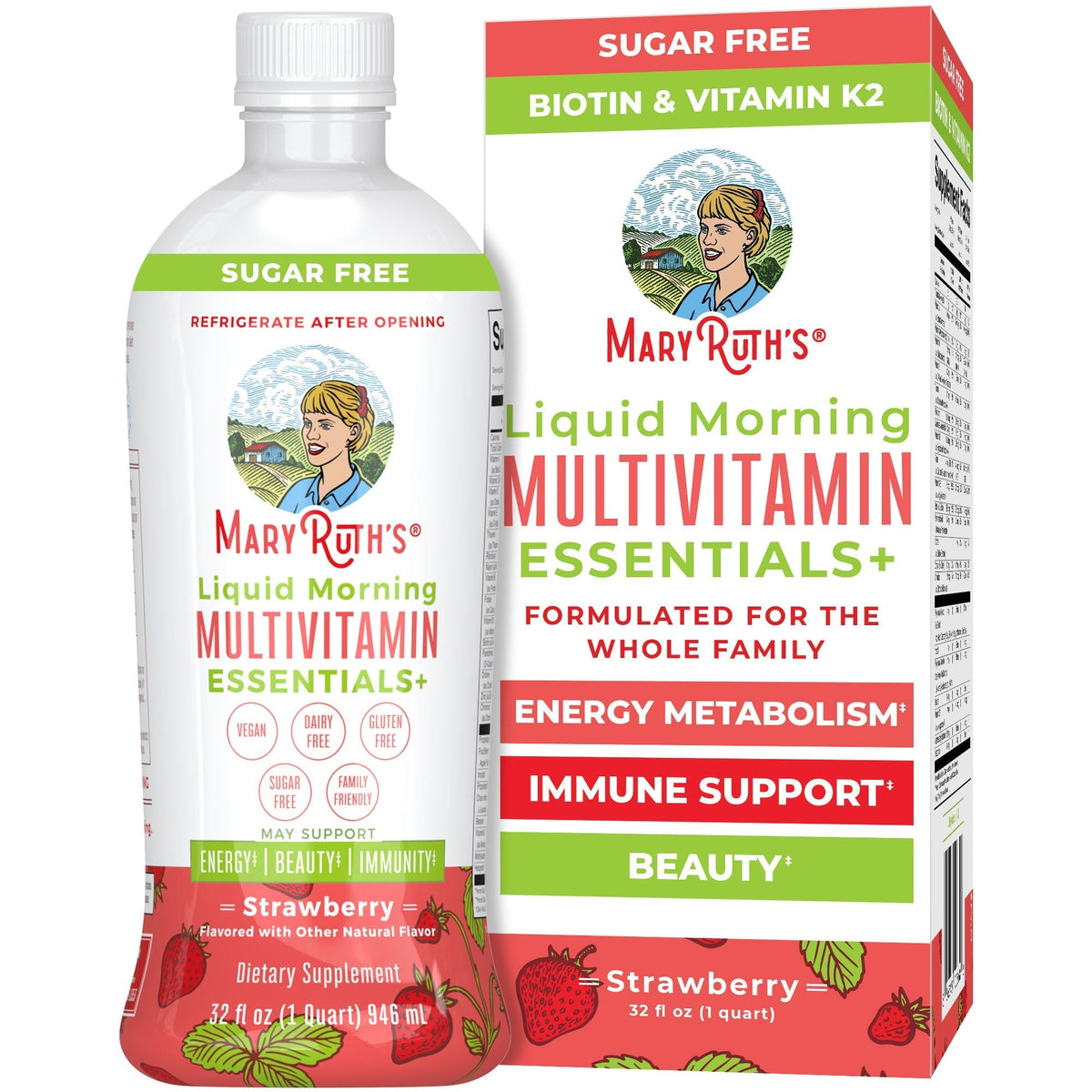 Liquid Morning Multimineral Essentials 32oz Strawberry