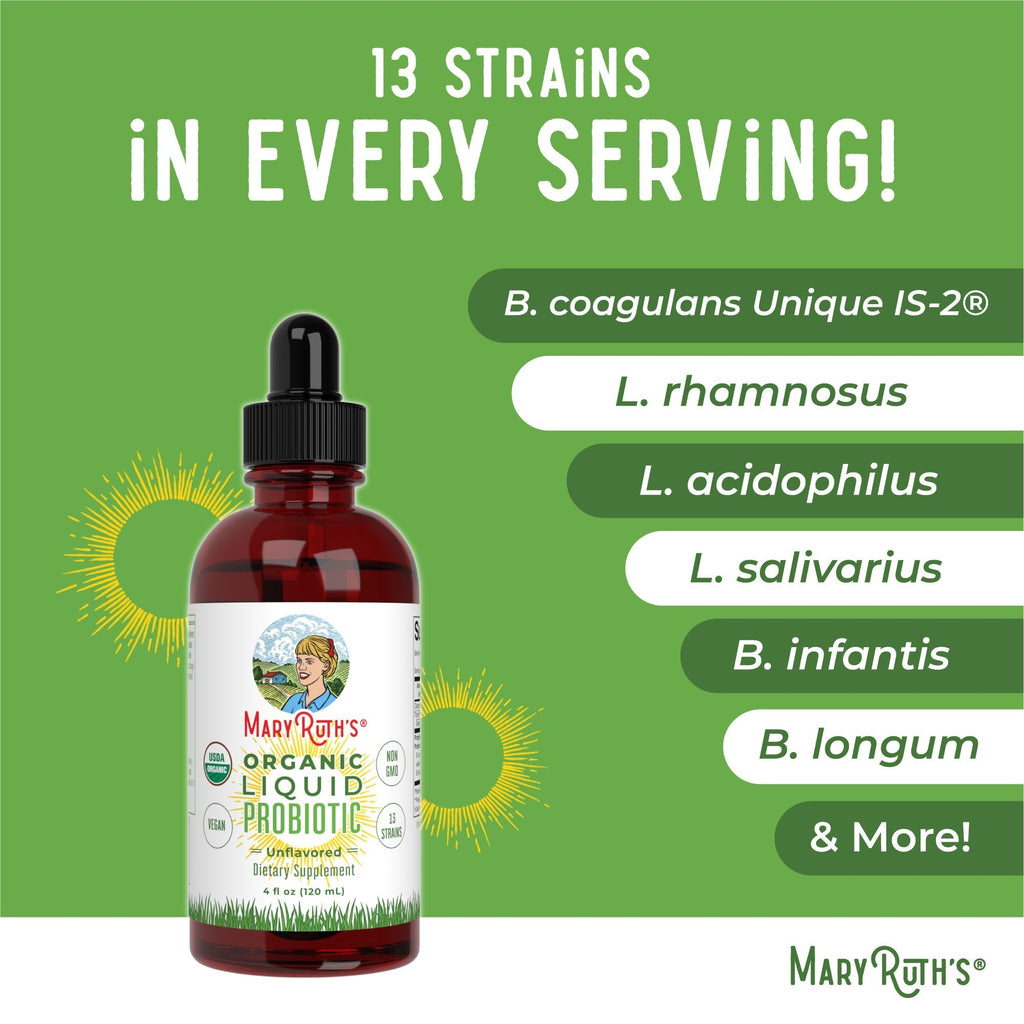 Organic Liquid Probiotic 4oz Ingredients