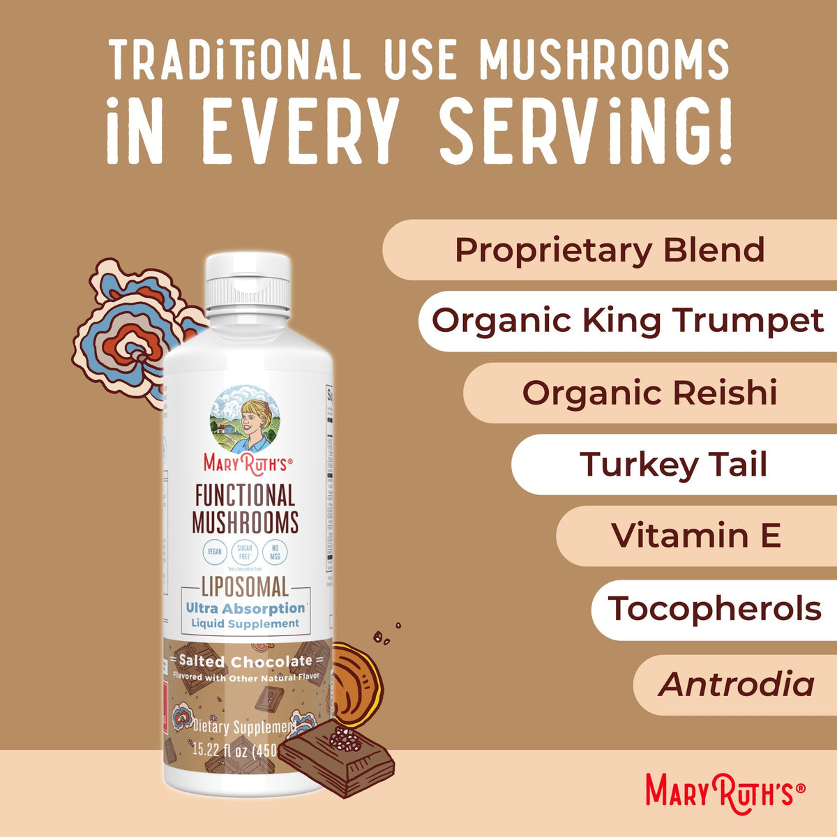 Functional Mushrooms Liposomal Ingredients