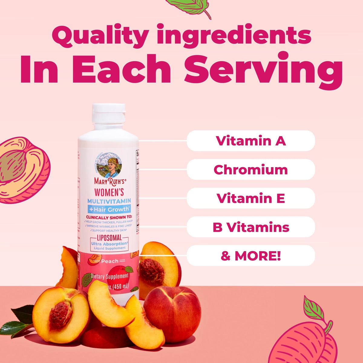 Women's Multivitamin + Hair Growth Liposomal