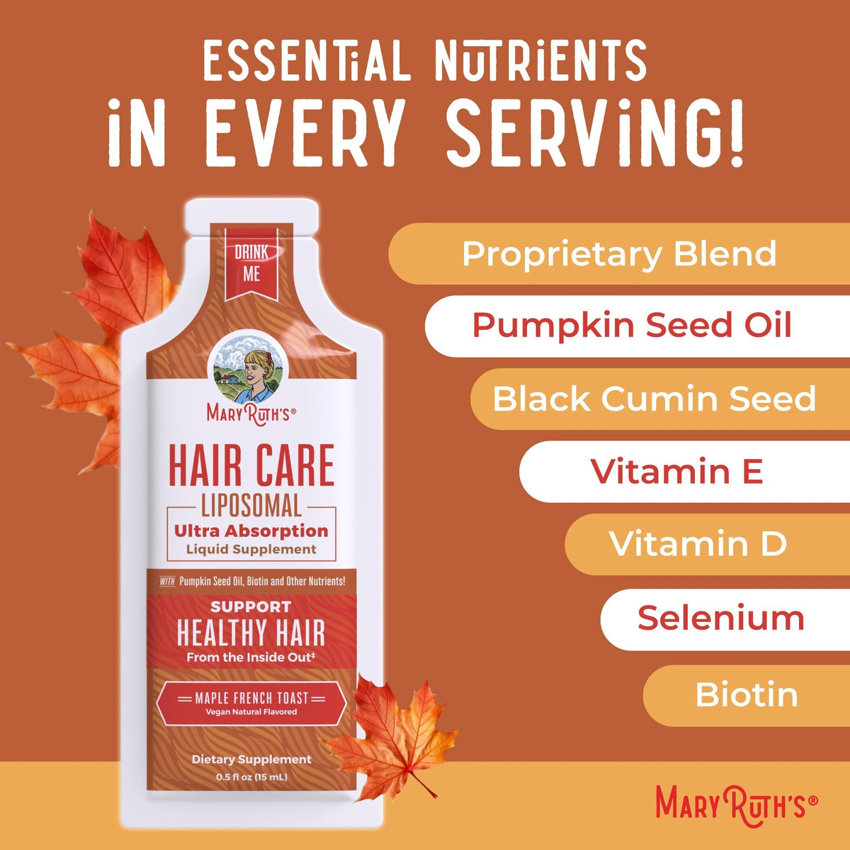 Hair Care Liposomal Pouches Ingredients