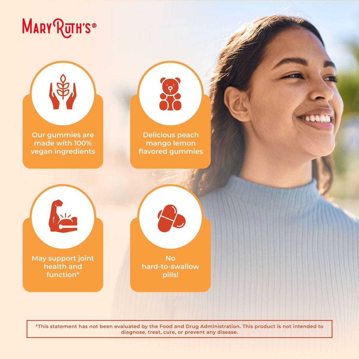 Turmeric Gummies (Peach Mango Lemon) 120 count Benefits