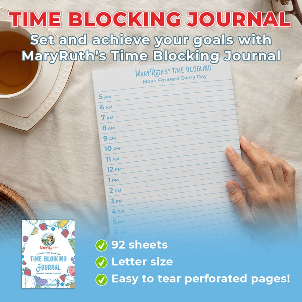 Time Blocking Journal Book Set your goals