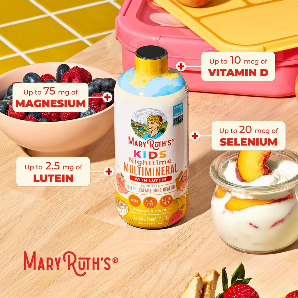 Kids Liquid Nighttime Multimineral 15oz Peaches N' Cream Benefits