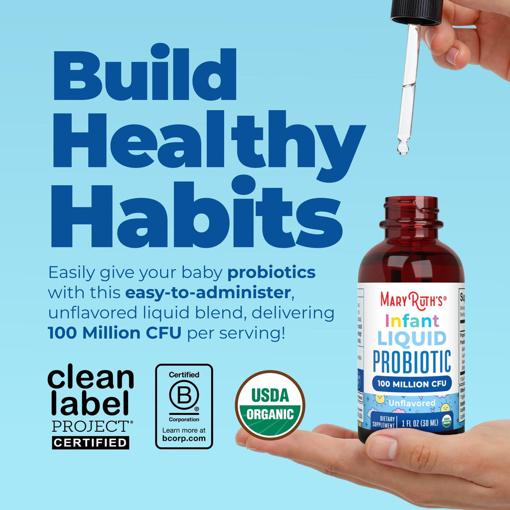 Organic Infant Liquid Probiotic 1oz Unflavored Healthy Habits